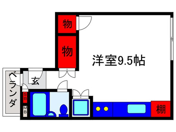 ハ－ツアベニュ－の物件間取画像